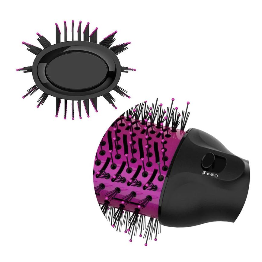 Taiff Easy Escova Oval Secadora 1200w Esmv12 Rosa - 127v