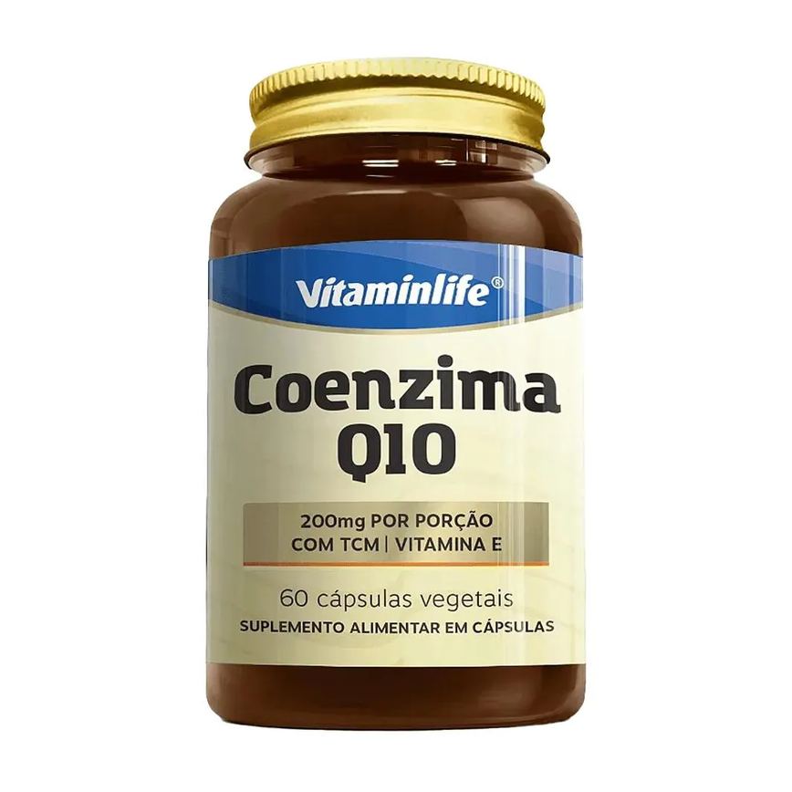 Coenzima Q10 C/ Tcm + Vitamina e - 200 Mg - 60 Cáps - Vitaminlife