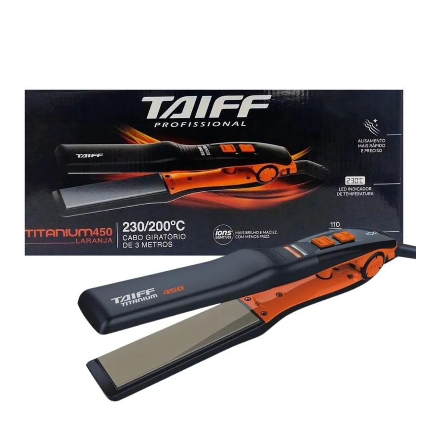 Chapa Taiff Titanium 450 Laranja Bivolt