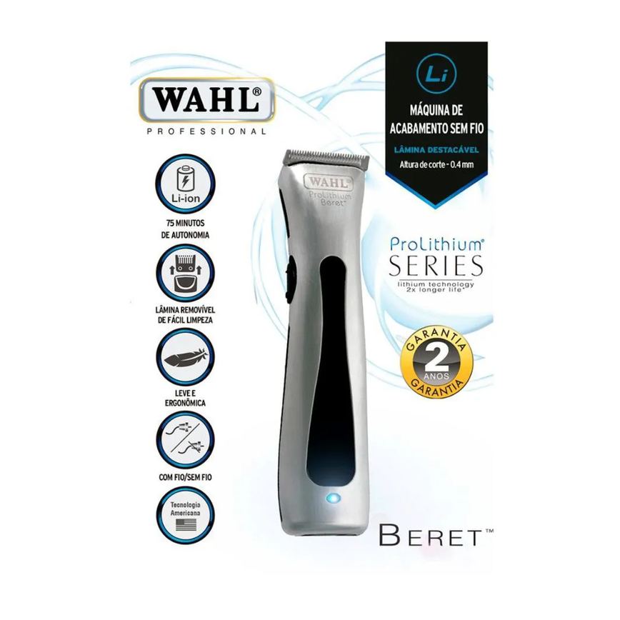 Wahl Maquina Acabamento Prolithium Series Beret Bivolt