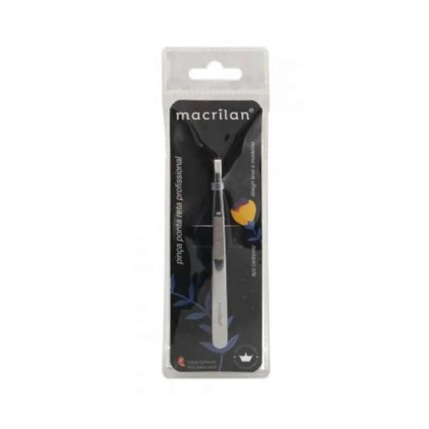 Pinça Macrilan Profissional Ponta Reta Pi-4