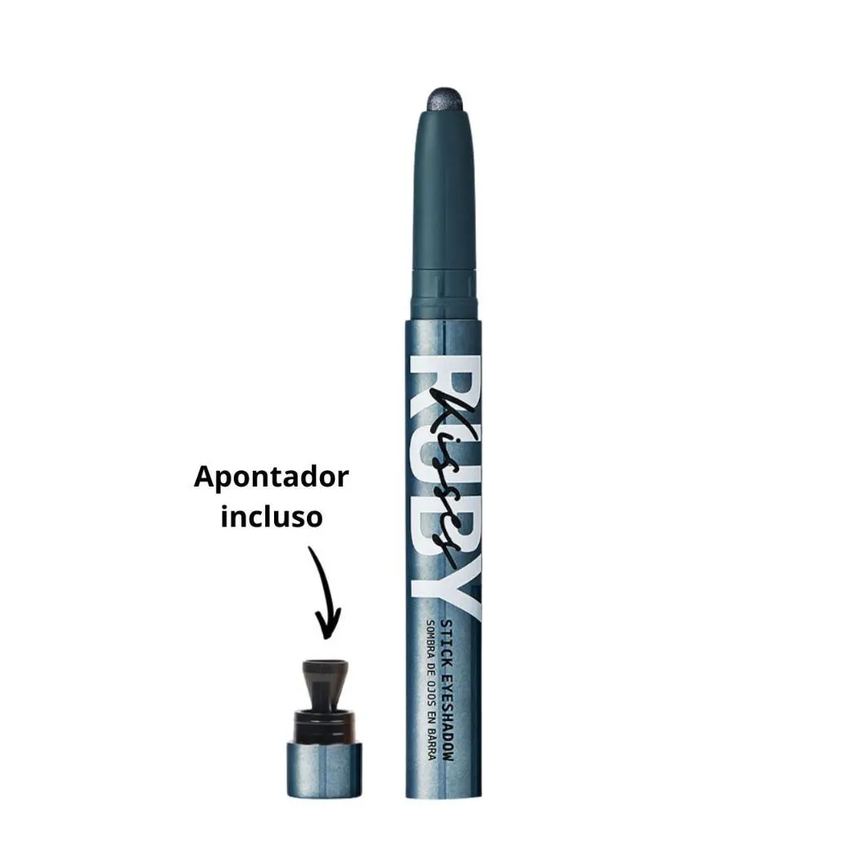 Sombra para Olhos em Barra Ruby Kisses Stick Eyeshadow Titanium Glam 1,4g Rsb06b