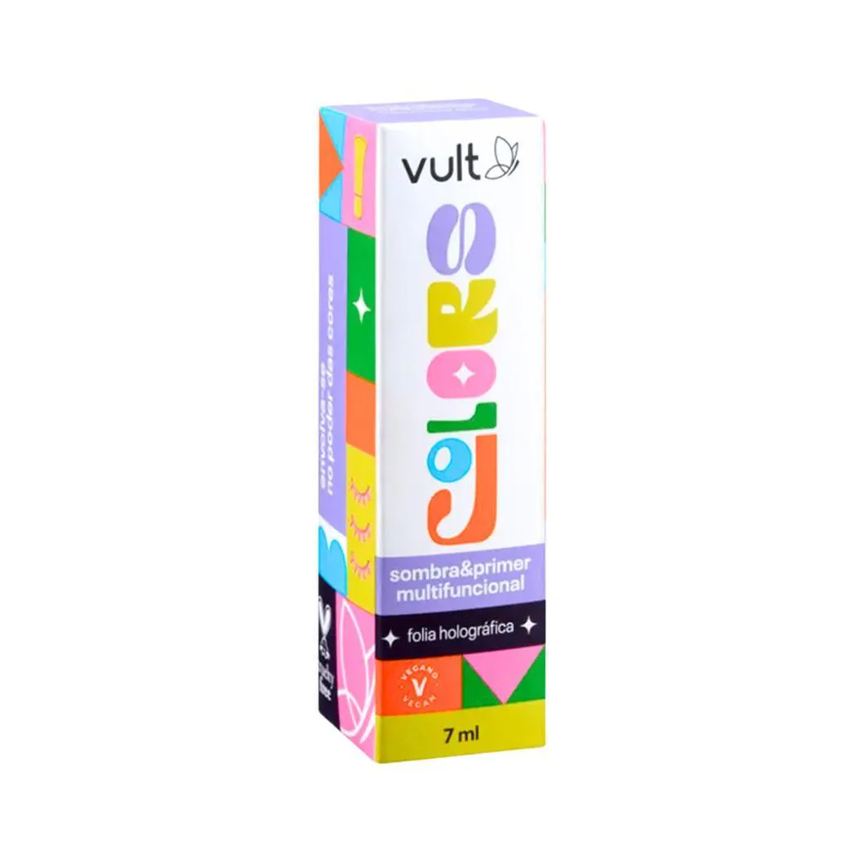 Sombra e Primer Multifuncional Vult Colors Folia Holográfica 7ml