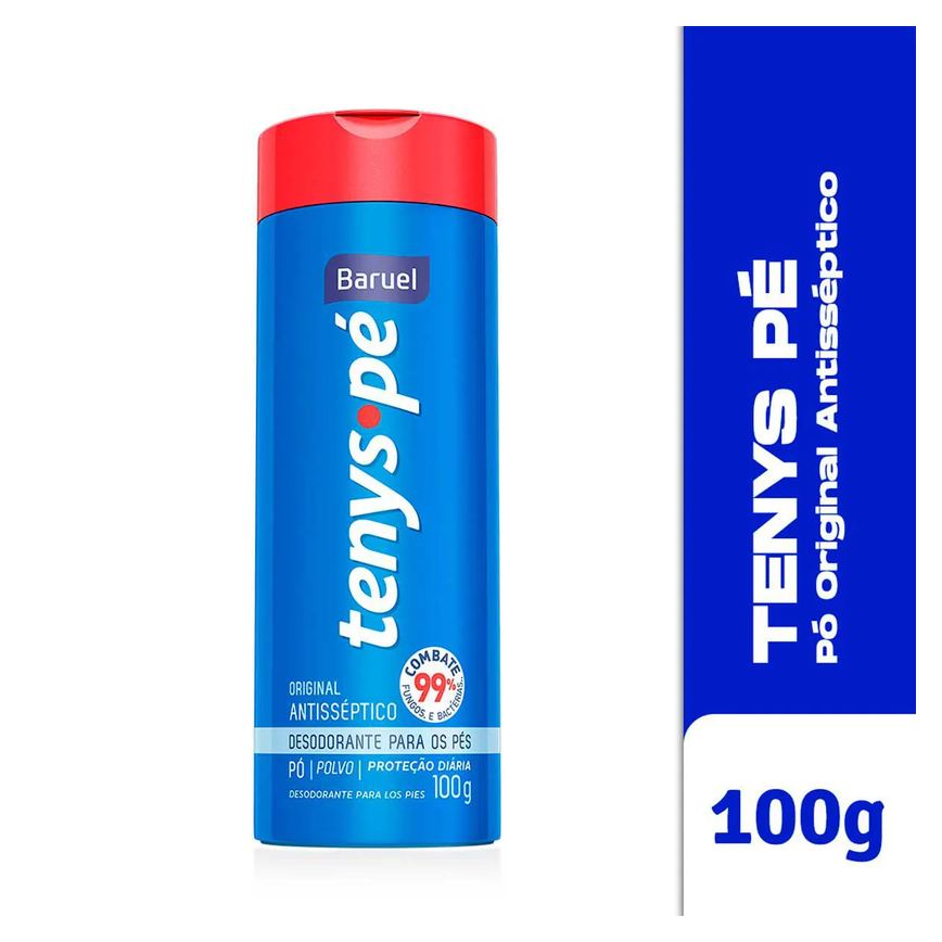Talco Pes Tenys Pe Baruel Aerossol 150ml Canforado - 12un
