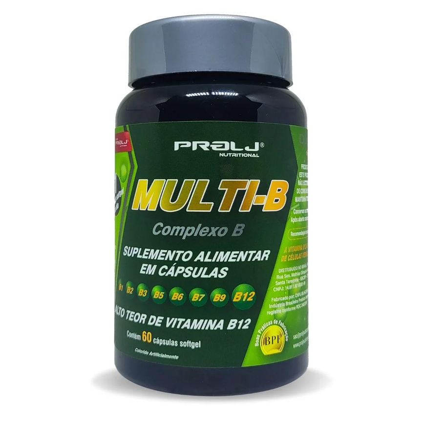 Multi-B Complexo B Concentrado 60 cápsulas Prolj Nutritional
