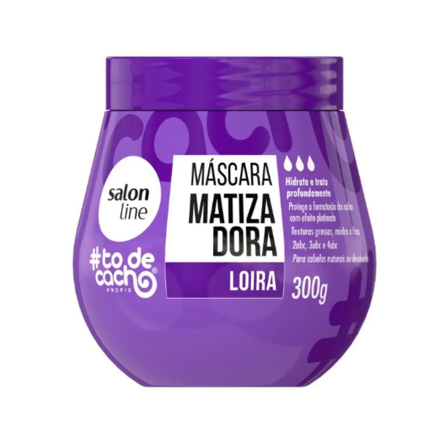Máscara Matizadora Salon Line #todecacho Roxa 300g