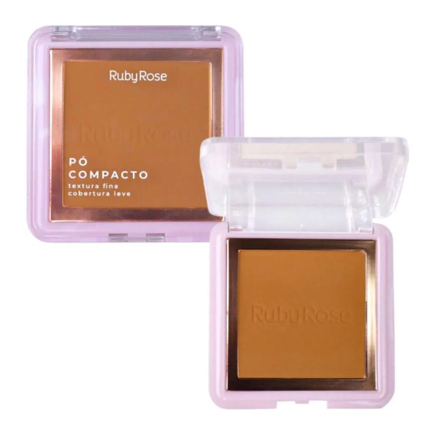 Pó Compacto Ruby Rose Textura Fina Pc60 7,5g