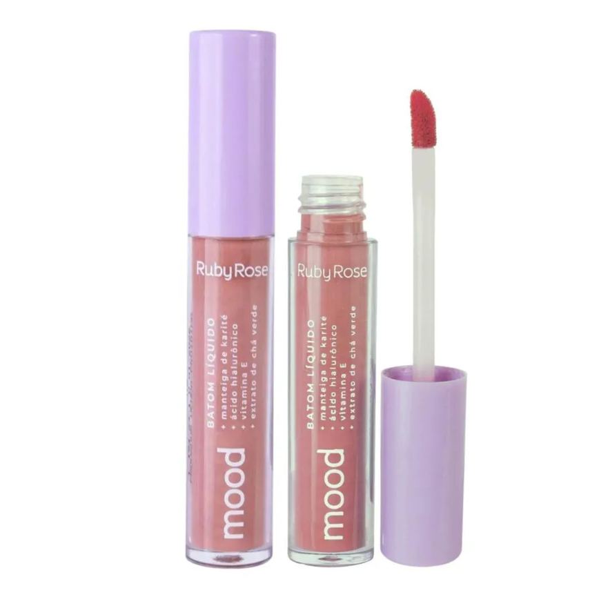 Batom Liquido Ruby Rose Mood Happiness 08 3,2ml
