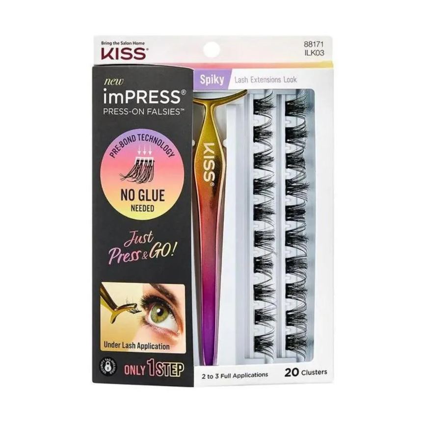 Cílios Autocolantes Kiss New York Impress Spiky Ilk03
