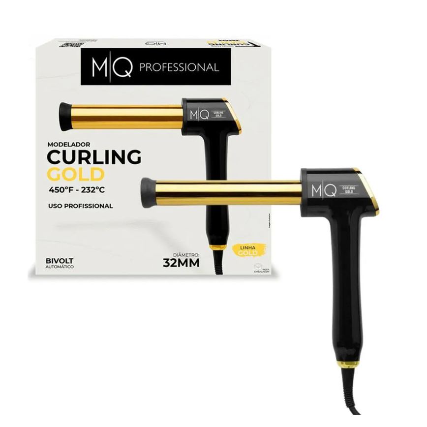 Modelador Mq Curling Gold 450°f 32mm Bivolt