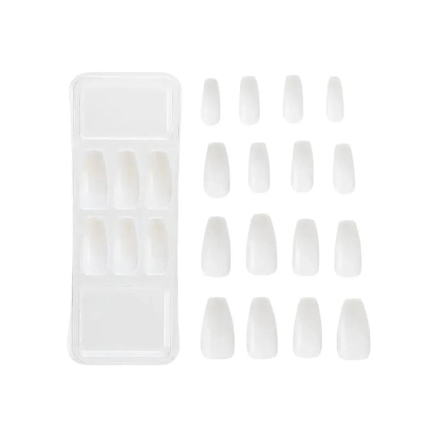Unhas Postiças Naturals Kiss New York Natural Bailarina Longo