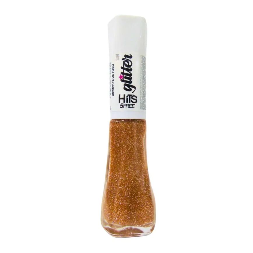Esmalte Glitter Hits Diamante de Fogo 8ml