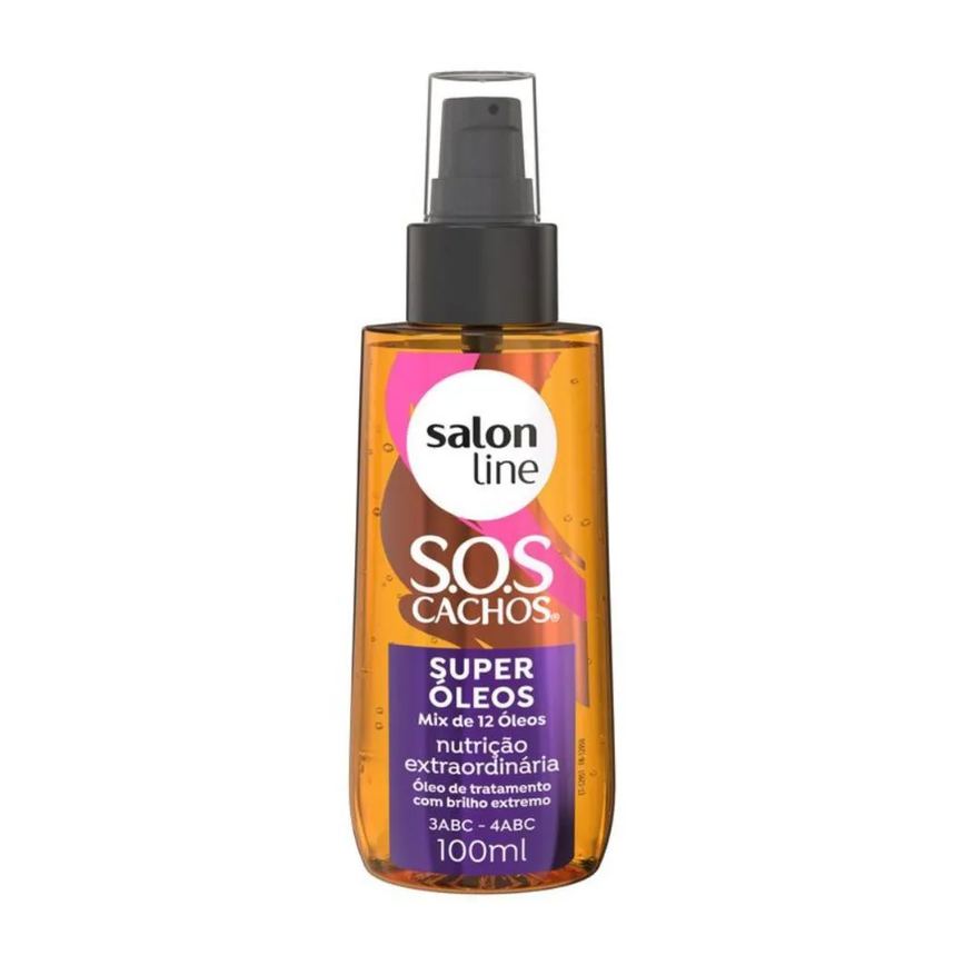 Óleo Nutrição Extraordinária Salon Line Sos Cachos Super Óleos 100ml