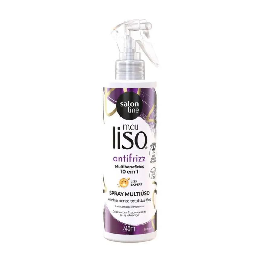 Spray Multiúso 10 em 1 Salon Line Meu Liso Antifrizz 240ml