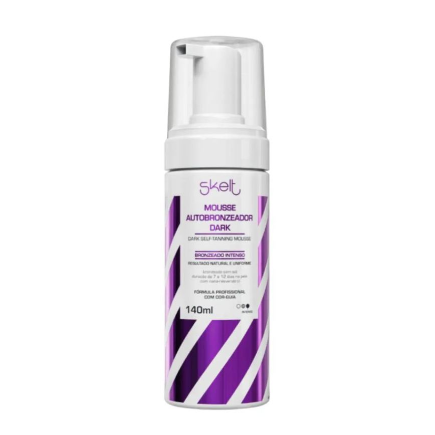 Mousse Autobronzeador Dark Skelt Bronzeado Intenso 140ml
