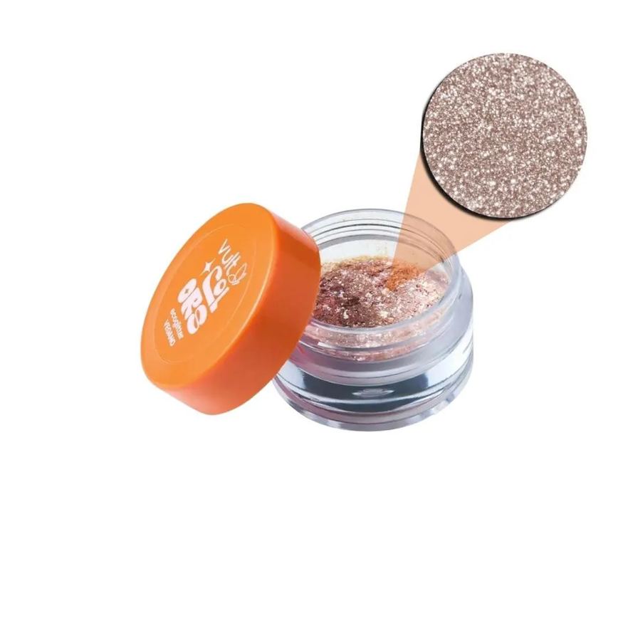 Ecoglitter Multifuncional Vult Colors Prata Paête 1g