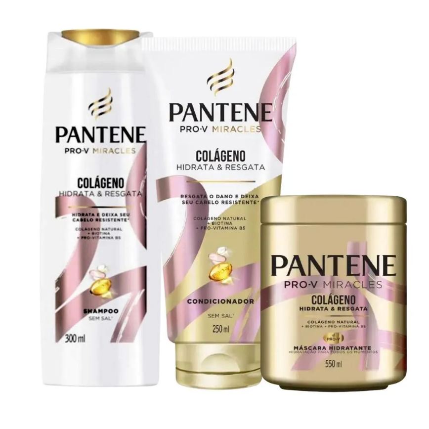 Kit Pantene Pro-v Colágeno com 3