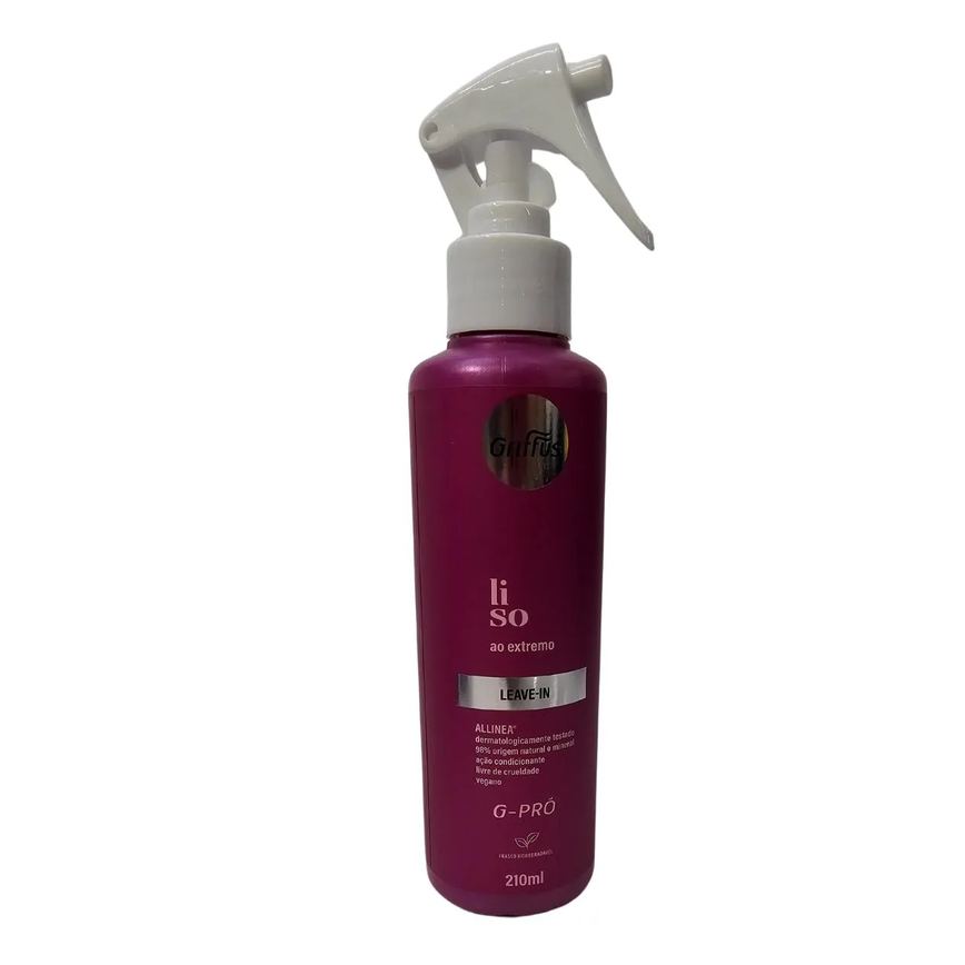 Leave-in Liso Ao Extremo Vegano G-pró Griffus 210ml