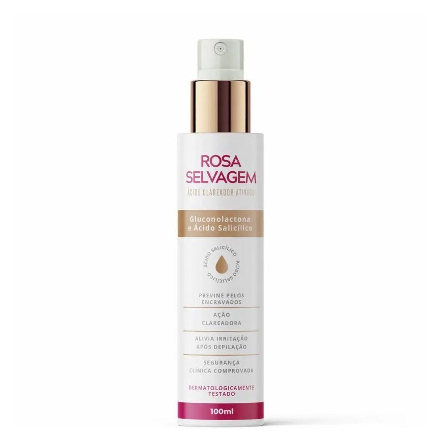 Ácido Clareador Ativado Rosa Selvagem 100ml