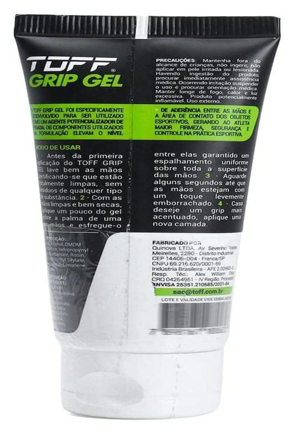 Toff Grip Gel - Potencializador De Pegada Para Mãos Esportes