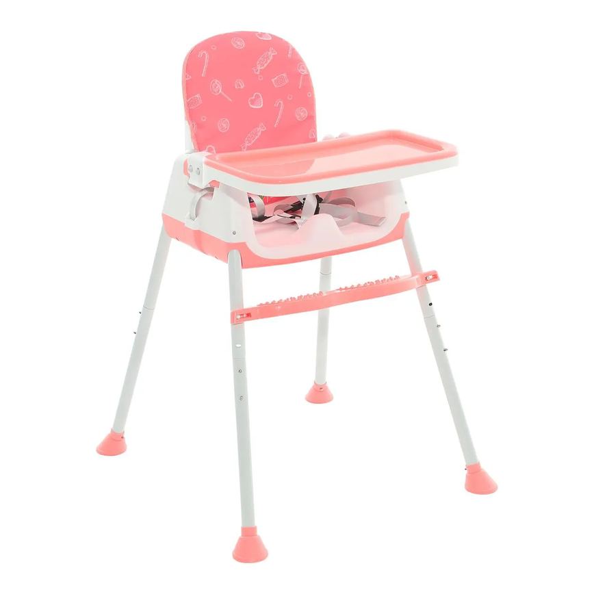 Cadeira De Alimentação Bebê Portátil Zest Maxi Baby Rosa