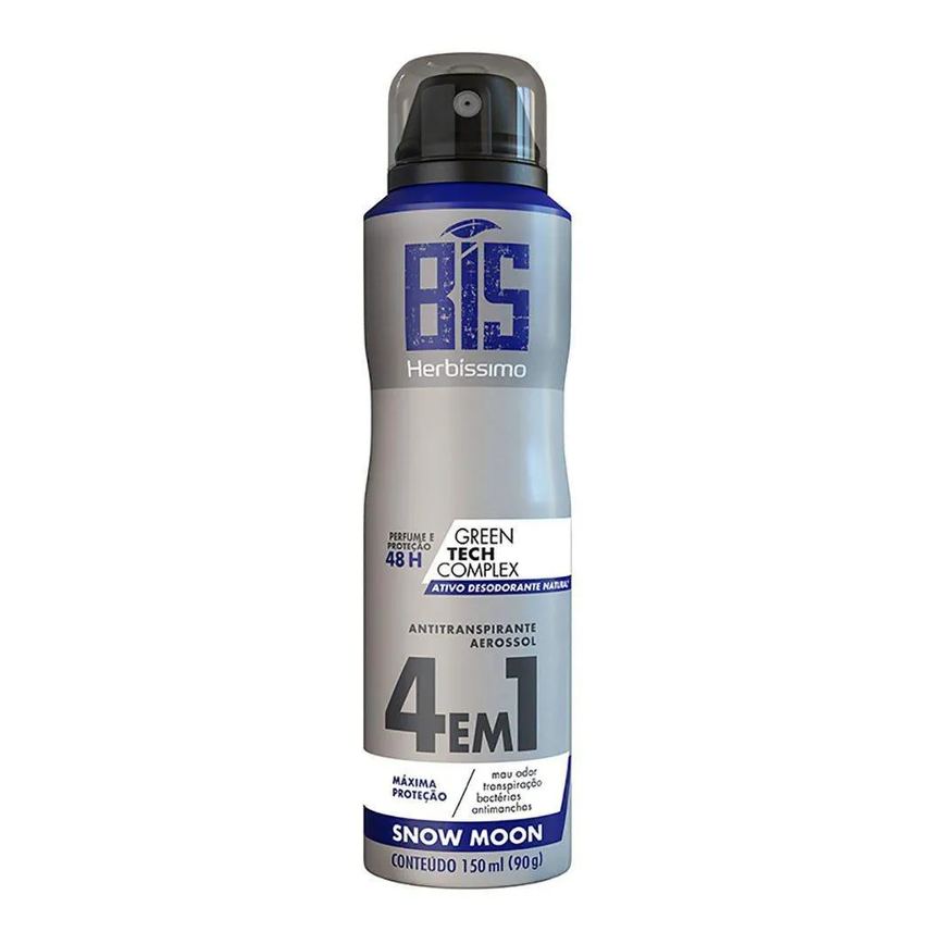Desodorante Herbissimo Aerosol Masculino Snow Moon 150ml