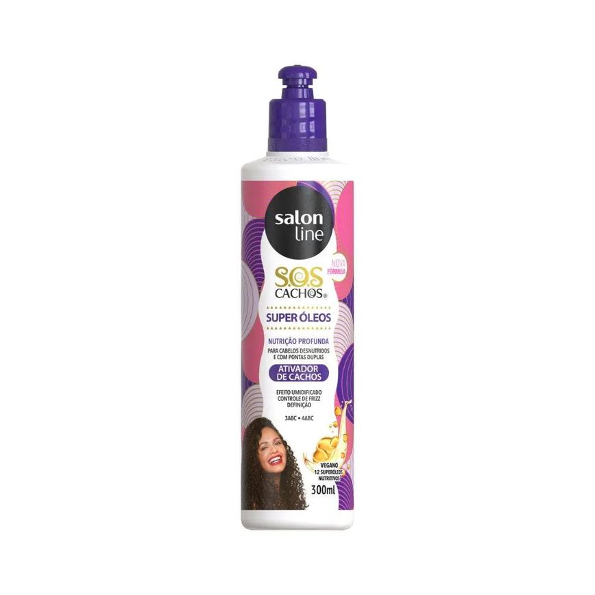Ativador de Cachos Salon Line Sos Nutrição 300ml