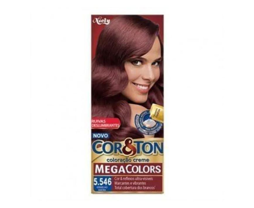 Tintura Cor Ton 5.546 Vermelho Amora 50G