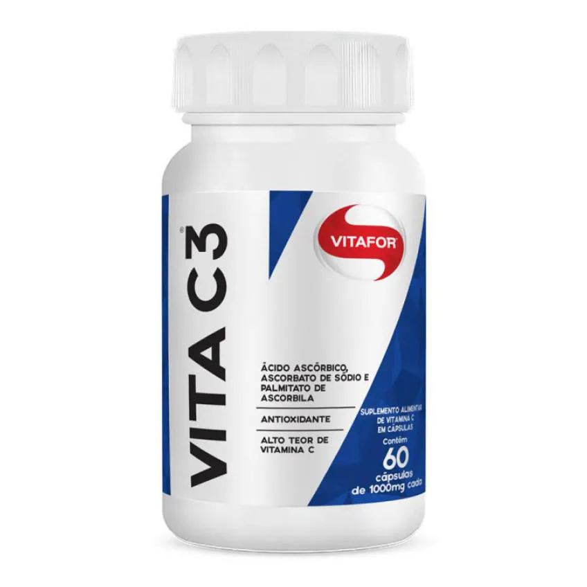 Vita C3 Vitamina C 1000Mg Vitafor 60 Cápsulas