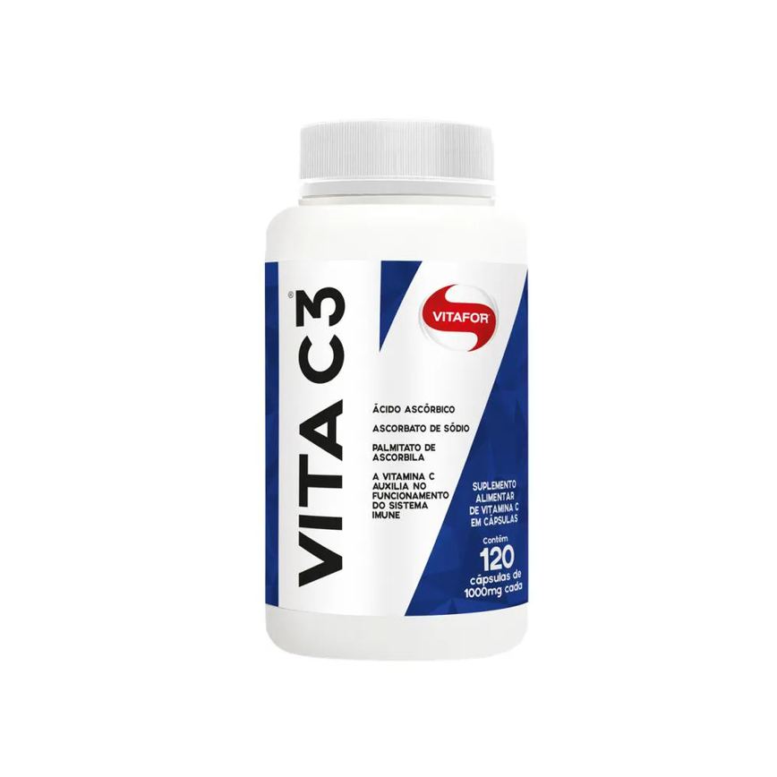 Vita C3 Vitamina C 1000Mg Vitafor 120 Cápsulas