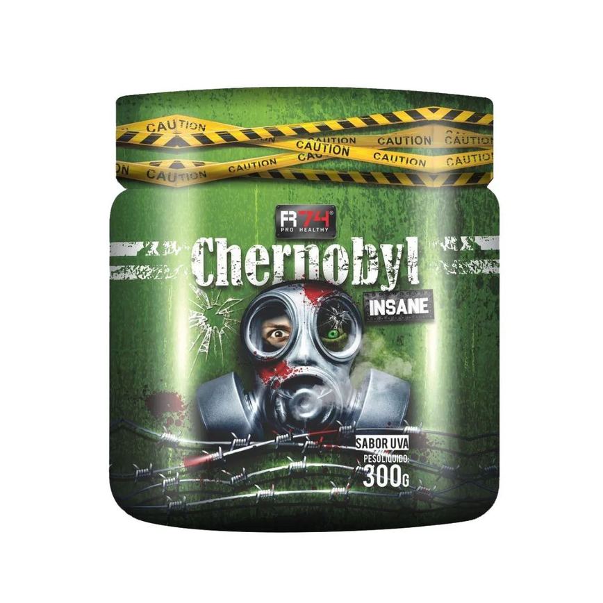 Chernobyl Insane Pré-treino 300g R74 Incolor Kiwi