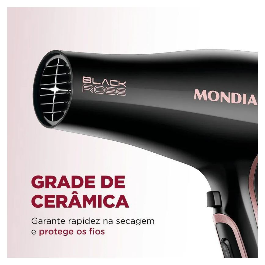 Secador de Cabelos Black Gold Scn-02 127v/60hz