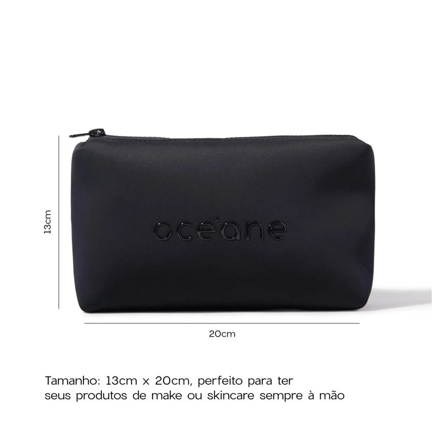 Kit Nécessaire Preto Daily Makeup + Nécessaire Preto Best Travel (2 Produtos)