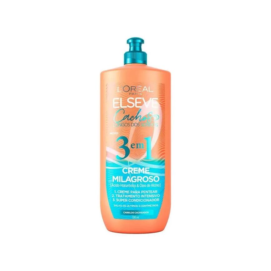 Creme Tratamento Capilar Elseve Cachos Sonhos 3em1 500ml