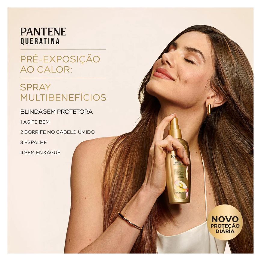 Spray Multibenefícios Pantene Miracles Queratina 160ml