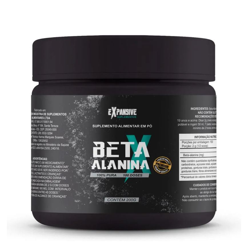 Beta - Alanina 200g Sabor Neutro Expansive
