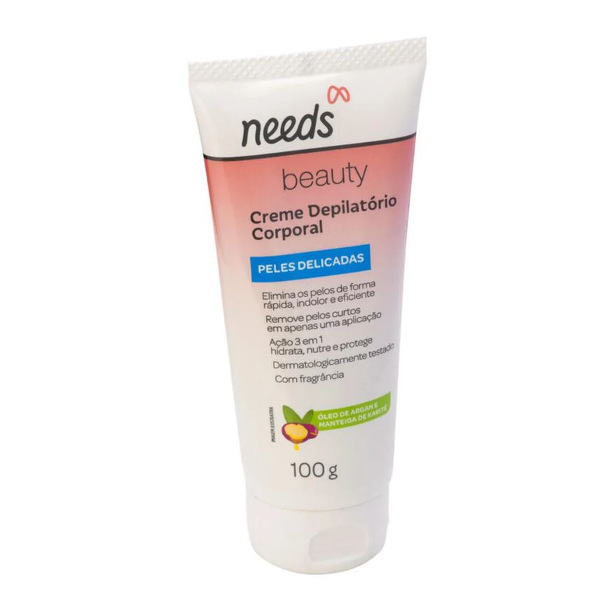 Creme Depilatório Corporal Needs Beauty Pele Delicada 100g