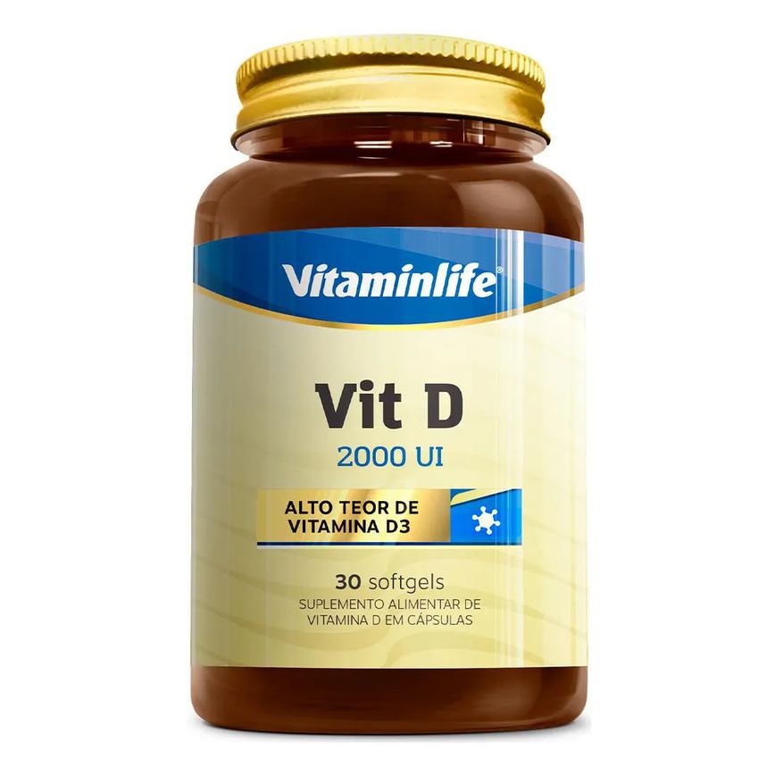 Vit D 2.000ui 30 cápsulas Vitaminlife