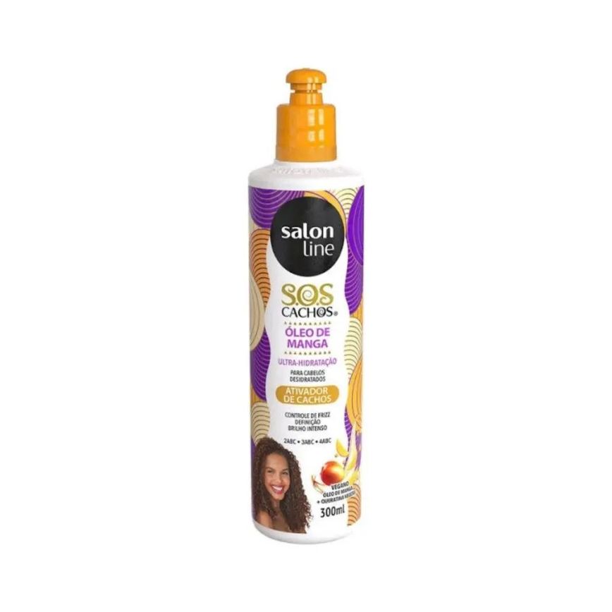 Ativador de Cachos Sos Cachos Óleo de Manga Salon Line 300ml