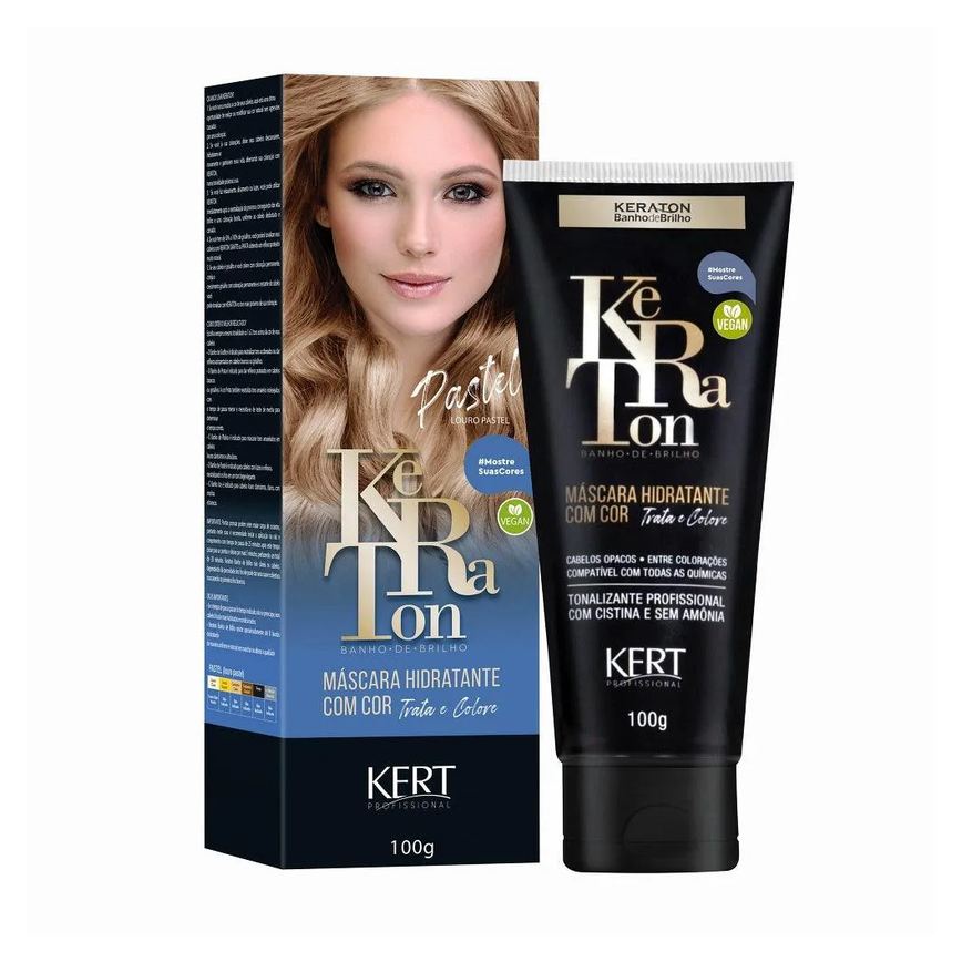 Tonalizante Banho de Brilho Keraton Louro Pastel 100g