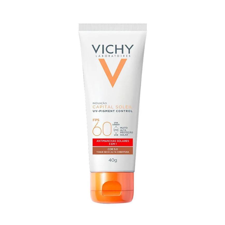 Protetor Solar Capital Soleil Fps 60 Uv-Pigment Control 5.0 Vichy 40G