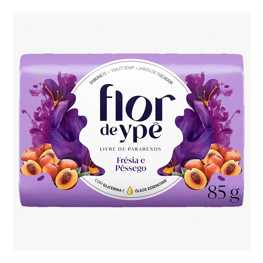 Sabonete em Barra Flor de Ypê Frésia e Pêssego 85g