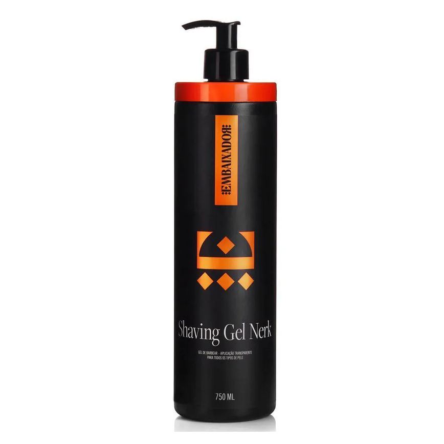 Shaving Gel Nerk + Shaving Cream Nerk Embaixador 750ml