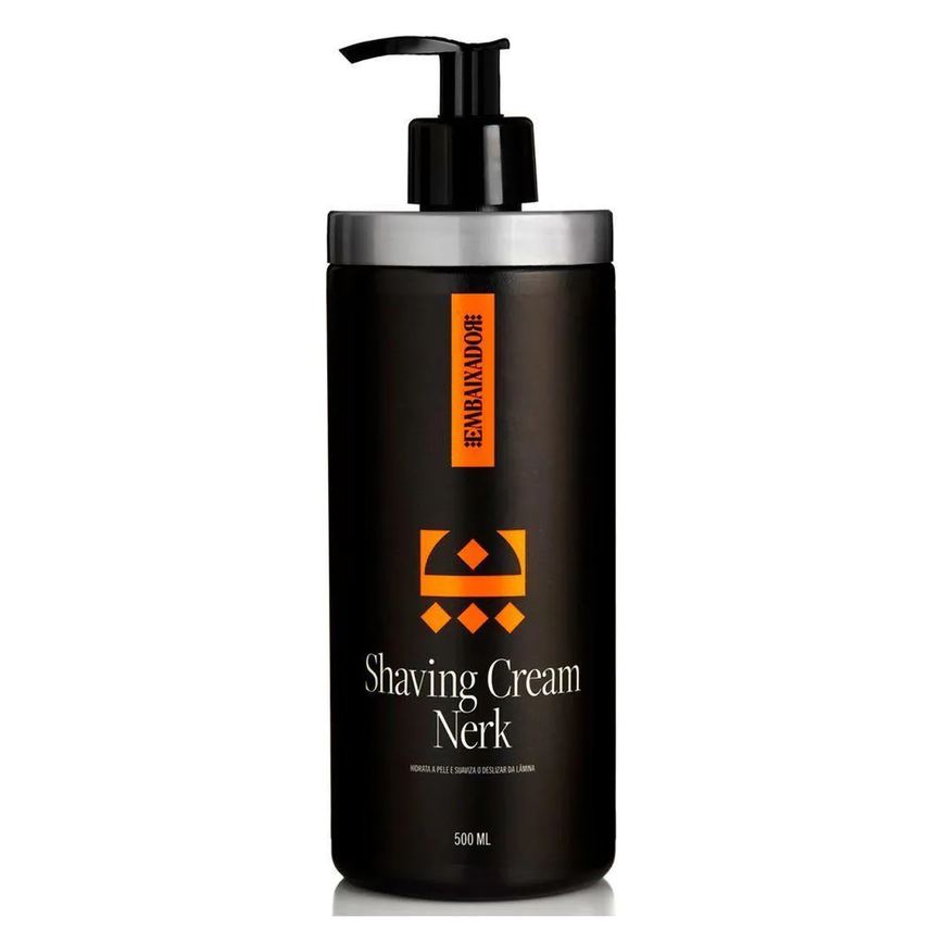 Shaving Gel Nerk Menthol + Shaving Cream Nerk Embaixador 500ml