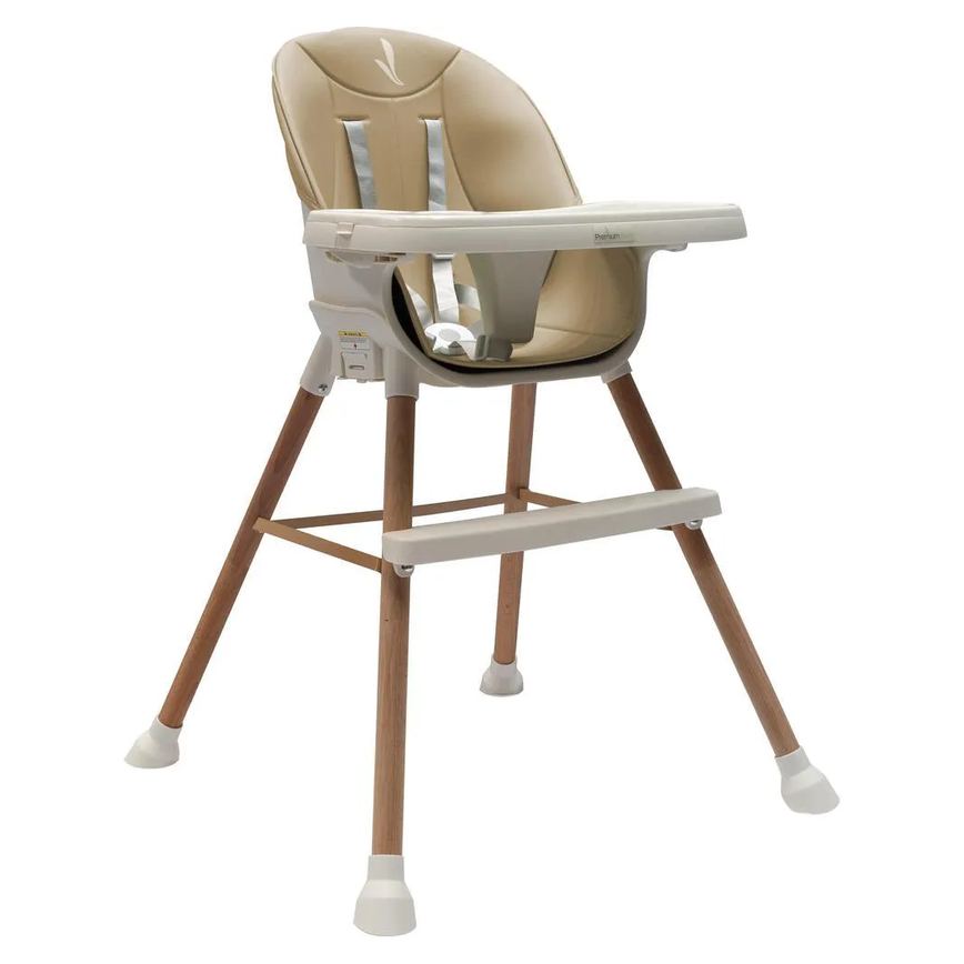 Cadeira de Alimentação Executive 5 em 1 Bege Premium Baby