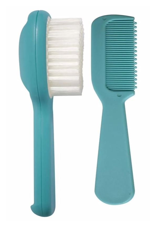 Kit Escova e Pente Azul