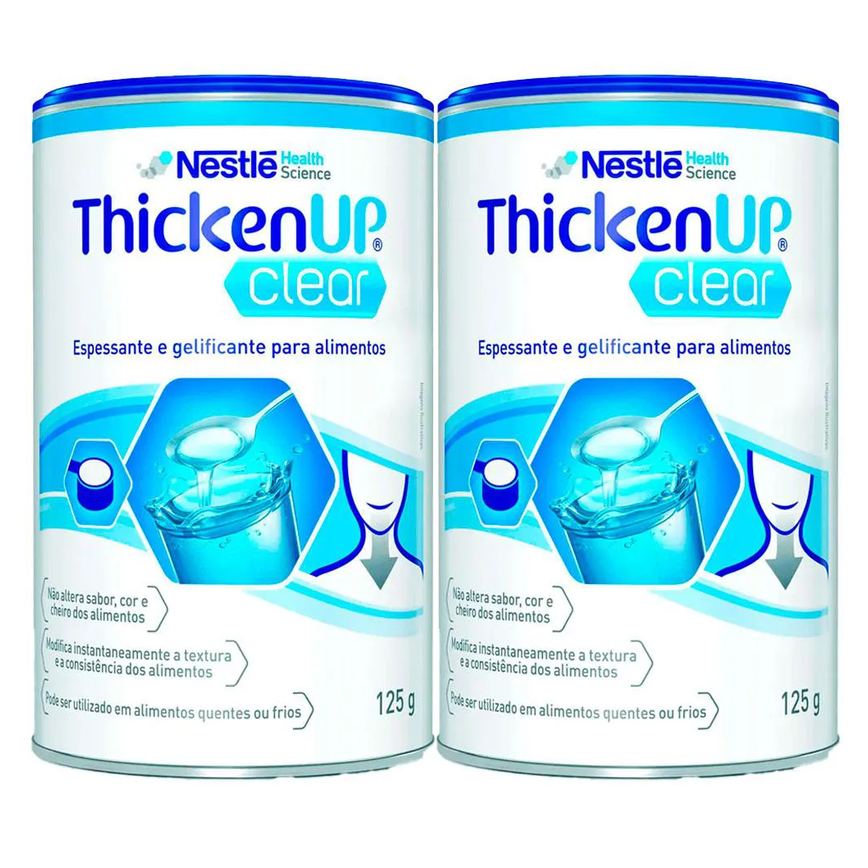 Kit 2x Resource Thicken Up Clear - 125g Cada - Espessante para Alimentos - Nestlé