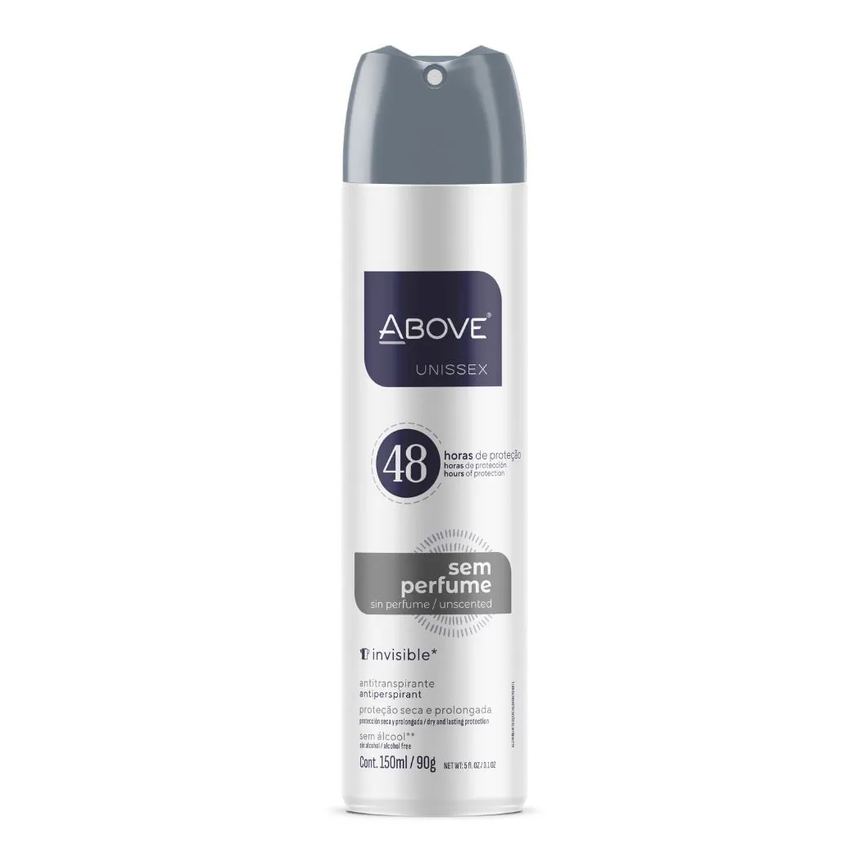 Desodorante Above 150ml Unissex Aerosol Sem Perfume