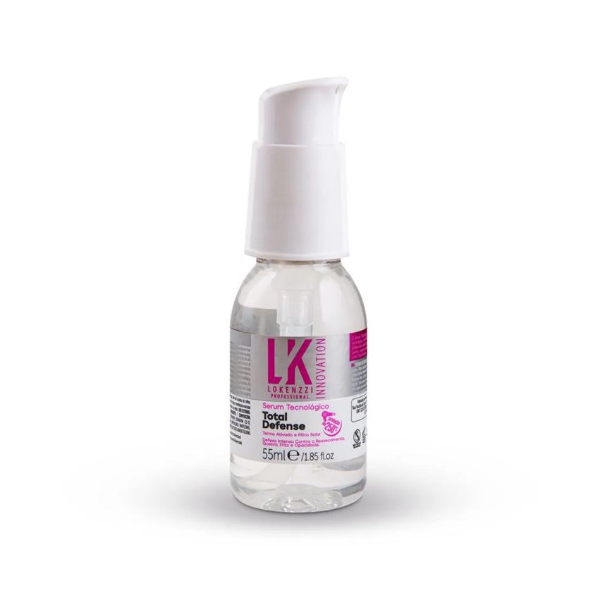 Serum Total Defense Lokenzzi 55ml Antifrizz Antiquebra