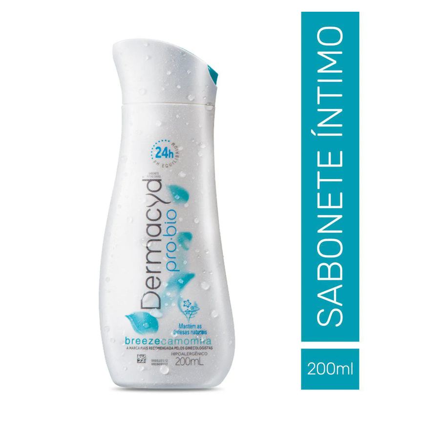 Sabonete Líquido Íntimo Dermacyd Breeze Camomila 200ml